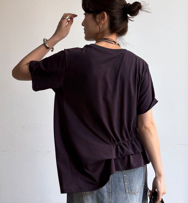  「【WEB限定】アシメタックフリルデザインTEE」|Tシャツ・カットソー|