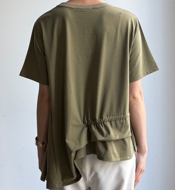  「【WEB限定】アシメタックフリルデザインTEE」|Tシャツ・カットソー|