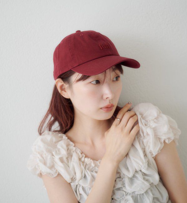  「ロゴ刺繍キャップ」|ハット|