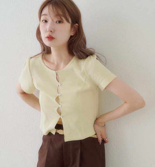  「【花柄&無地】ピコポコTEE」|Tシャツ・カットソー|