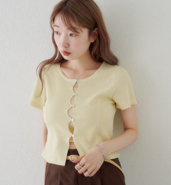 「【花柄&無地】ピコポコTEE」|Tシャツ・カットソー|