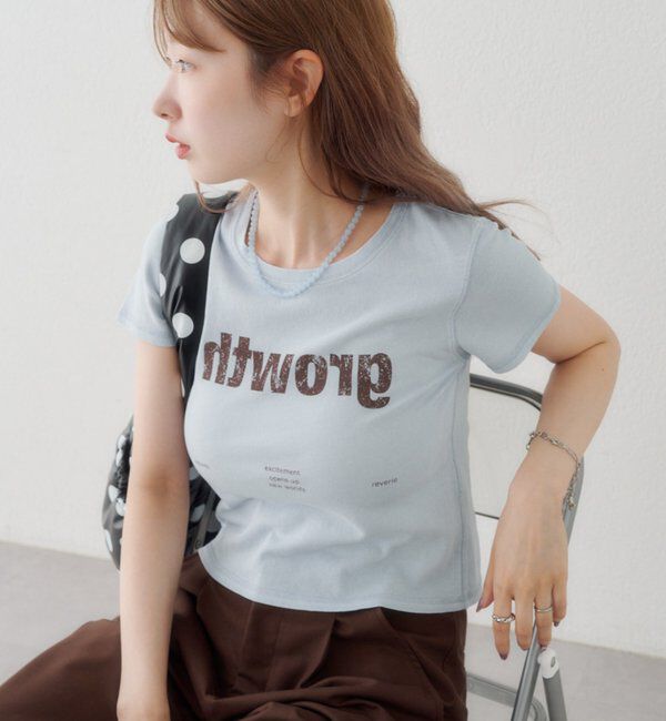  「【S.Mサイズ展開】Newヴィンテージ加工ロゴTEE」|Tシャツ・カットソー|
