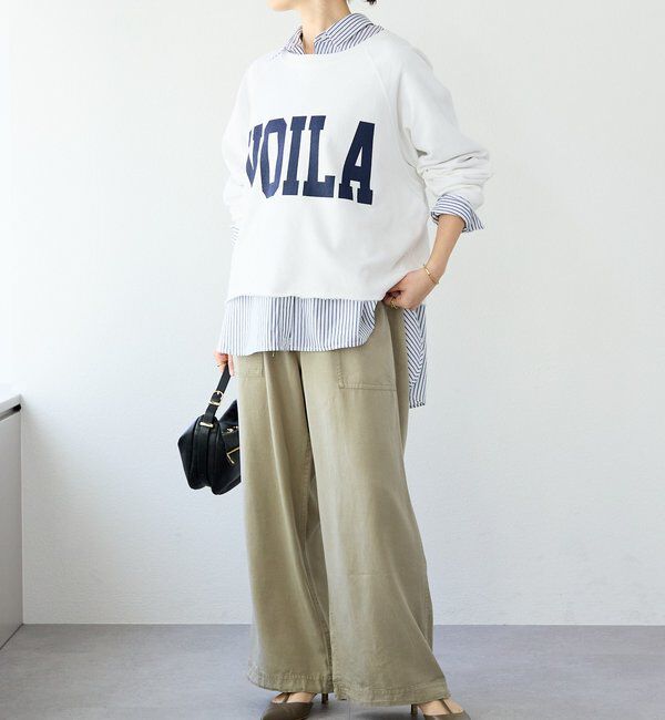  「【Yossshiiii企画】ワイドロゴカットオフスエット」|Tシャツ・カットソー|
