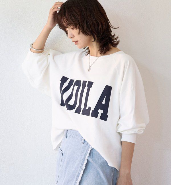  「【Yossshiiii企画】ワイドロゴカットオフスエット」|Tシャツ・カットソー|