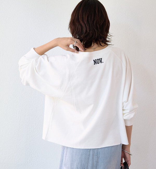  「【Yossshiiii企画】ワイドロゴカットオフスエット」|Tシャツ・カットソー|
