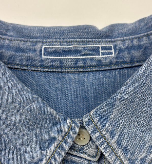  「【RIMH】ショルダーパッドロングシャツ」|シャツ・ブラウス|