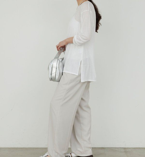  「【La nature linge】オーバーシアーロンT」|Tシャツ・カットソー|