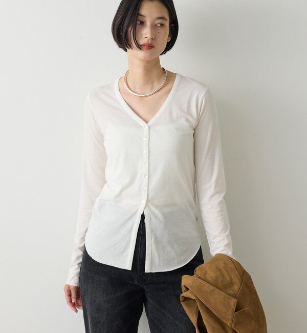  「【La nature linge】 キュプラハイツイストカーデ」|Tシャツ・カットソー|