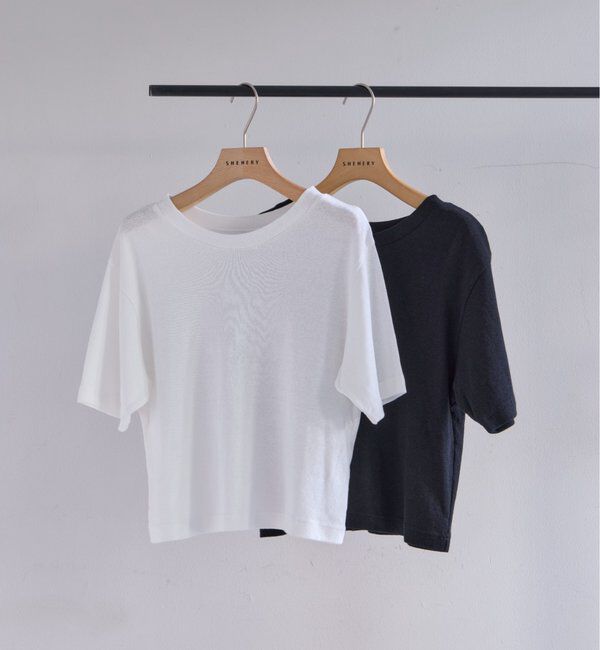  「スラブコットンチビTee」|Tシャツ・カットソー|