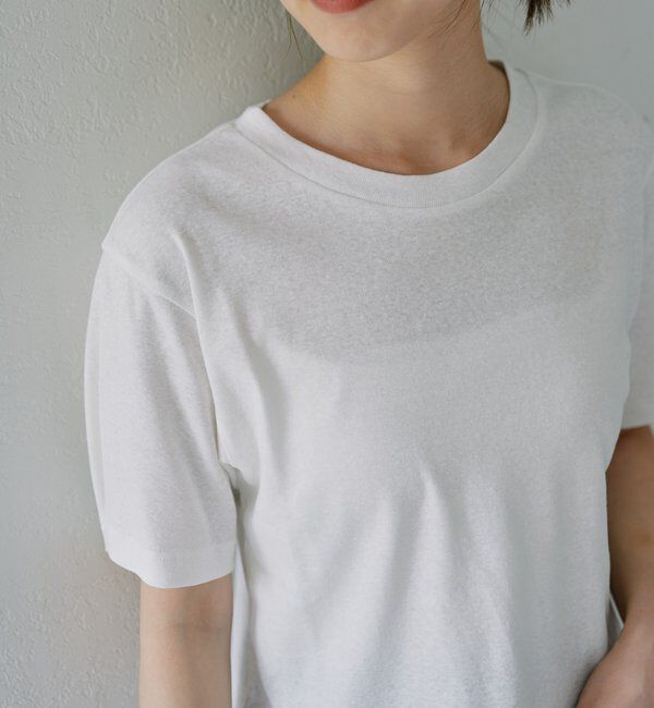  「スラブコットンチビTee」|Tシャツ・カットソー|