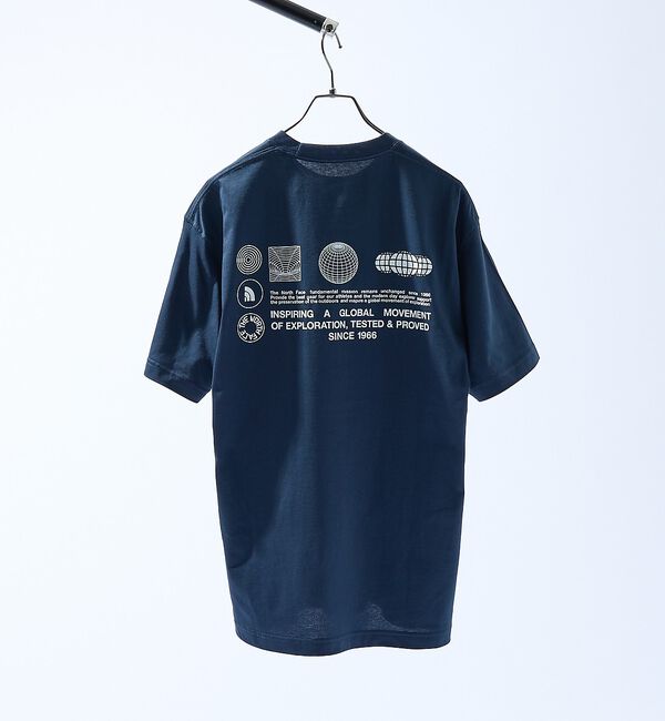 ABAHOUSE「【THE NORTH FACE / ザ・ノース・フェイス】FD GLOBE GR」|Tシャツ・カットソー|ネイビー