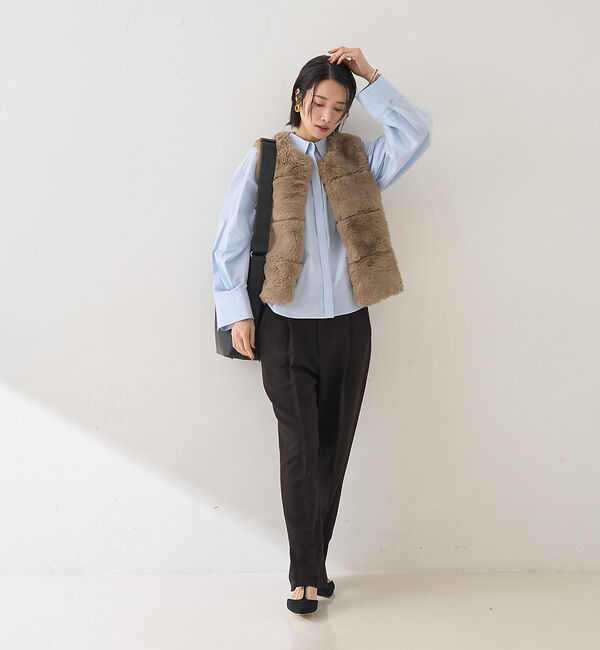 Rouge vif「【セットアップ対応】【3サイズ展開】ストレッチダブルクロステーパードパンツ」|その他|