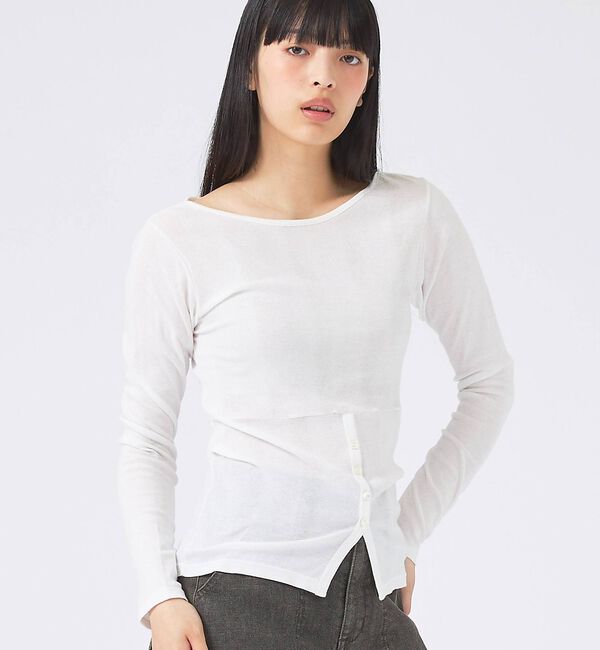 Rouge vif「【Robert P Miller | ロバート・ピー・ミラー】Light Pri」|Tシャツ・カットソー|オフホワイト