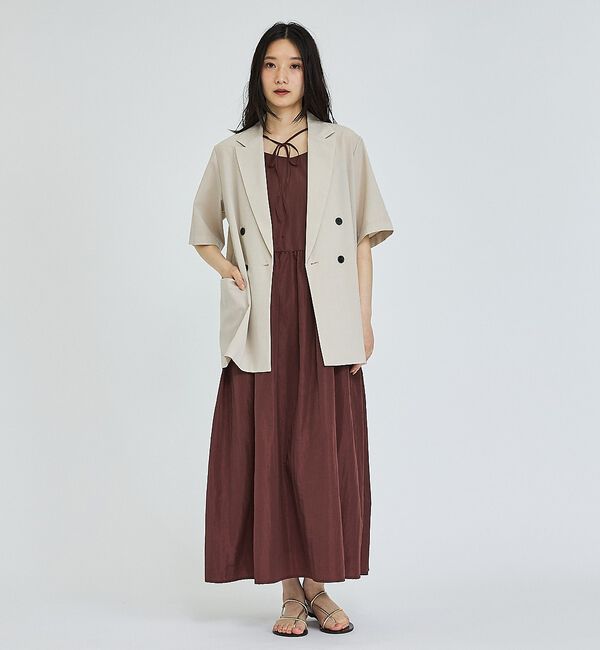 abahouse mavie「【ベッキーコラボ】2WAYリボン キャミソールワンピース」|ワンピース|