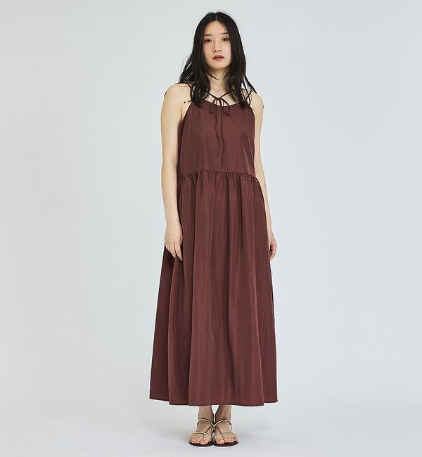 abahouse mavie「【ベッキーコラボ】2WAYリボン キャミソールワンピース」|ワンピース|