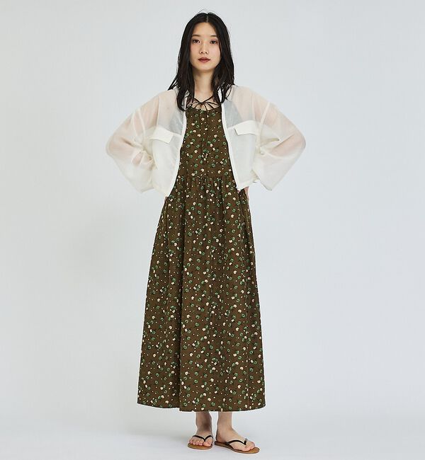 abahouse mavie「【ベッキーコラボ】2WAYリボン キャミソールワンピース」|ワンピース|