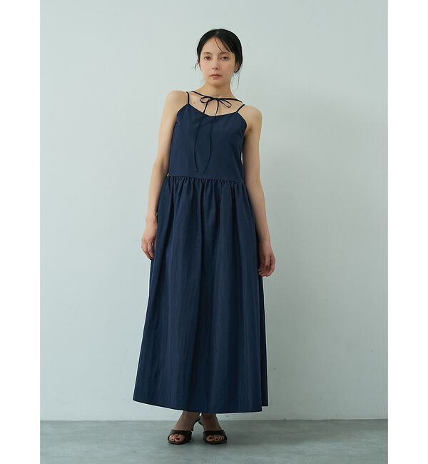 abahouse mavie「【ベッキーコラボ】2WAYリボン キャミソールワンピース」|ワンピース|
