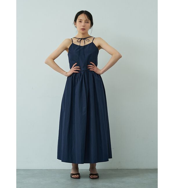 abahouse mavie「【ベッキーコラボ】2WAYリボン キャミソールワンピース」|ワンピース|