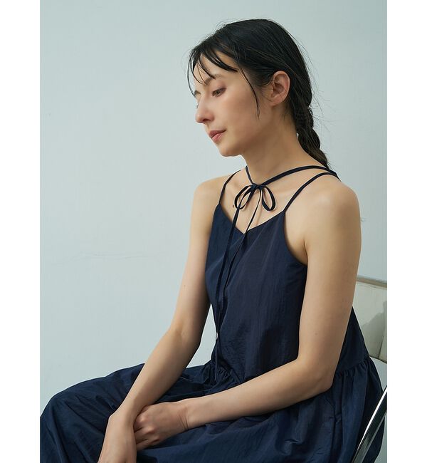 abahouse mavie「【ベッキーコラボ】2WAYリボン キャミソールワンピース」|ワンピース|