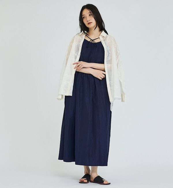 abahouse mavie「【ベッキーコラボ】2WAYリボン キャミソールワンピース」|ワンピース|