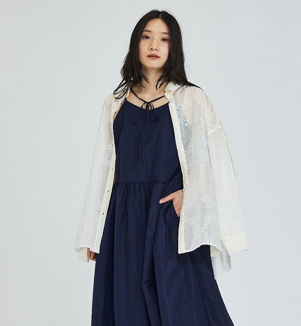 abahouse mavie「【ベッキーコラボ】2WAYリボン キャミソールワンピース」|ワンピース|
