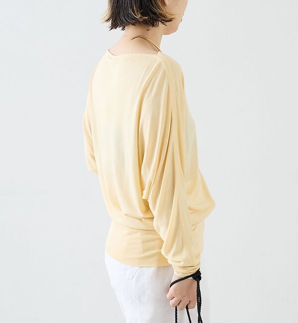 The Store by C' 「【TOTEME】Boatneck Jersey Top／ボートネックジャージート」|Tシャツ・カットソー|