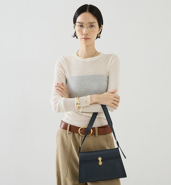 The Store by C' 「【COCUCA】ウールシフォンリブプルオーバー【予約】」|Tシャツ・カットソー|