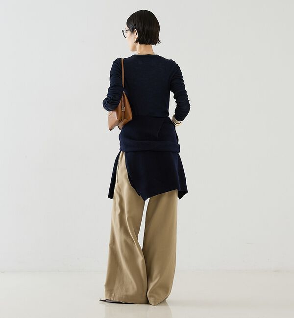 The Store by C' 「【COCUCA】ウールシフォンリブプルオーバー【予約】」|Tシャツ・カットソー|