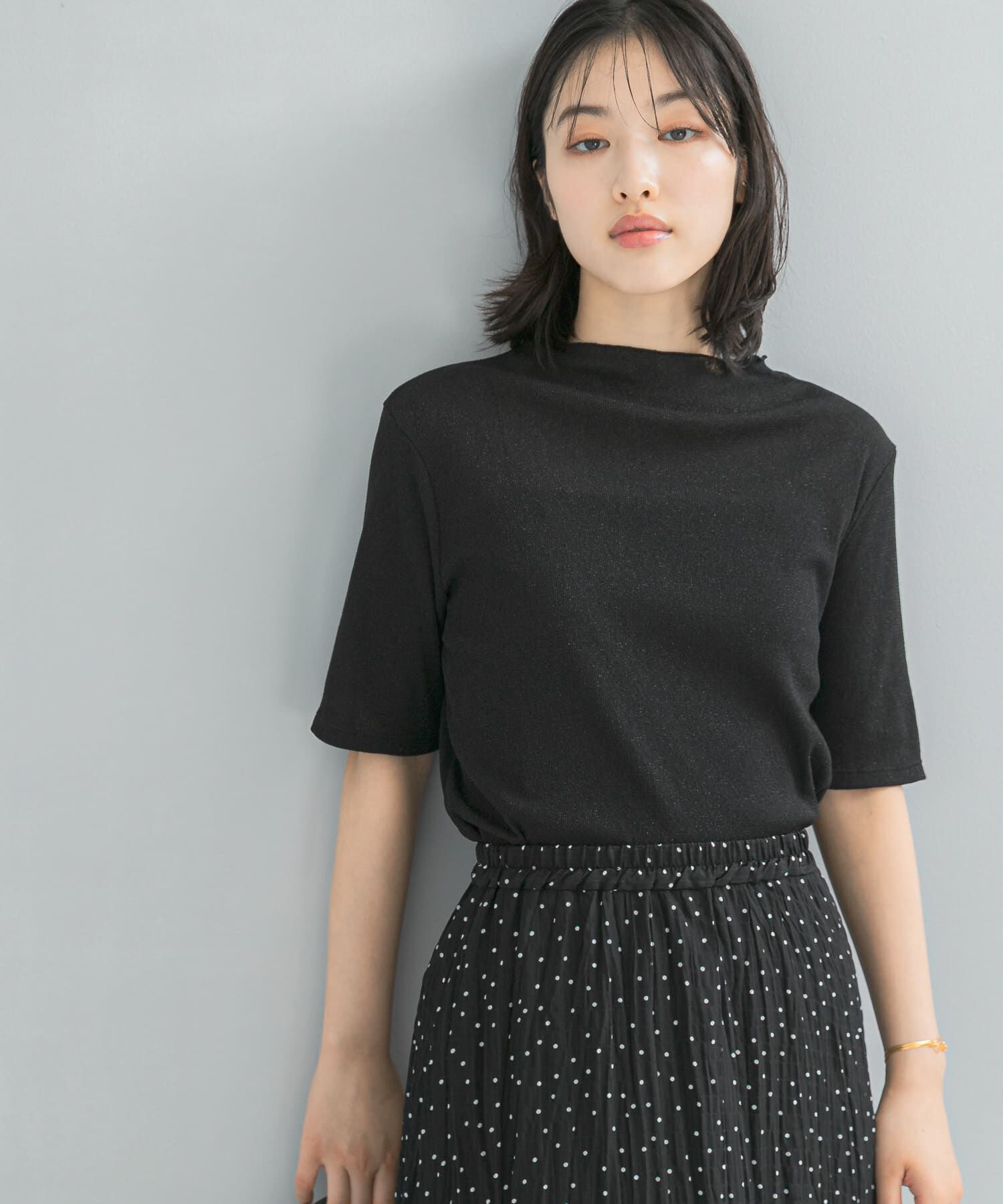 URBAN RESEARCH ROSSO「ラメシアーカットソー」|Tシャツ・カットソー|