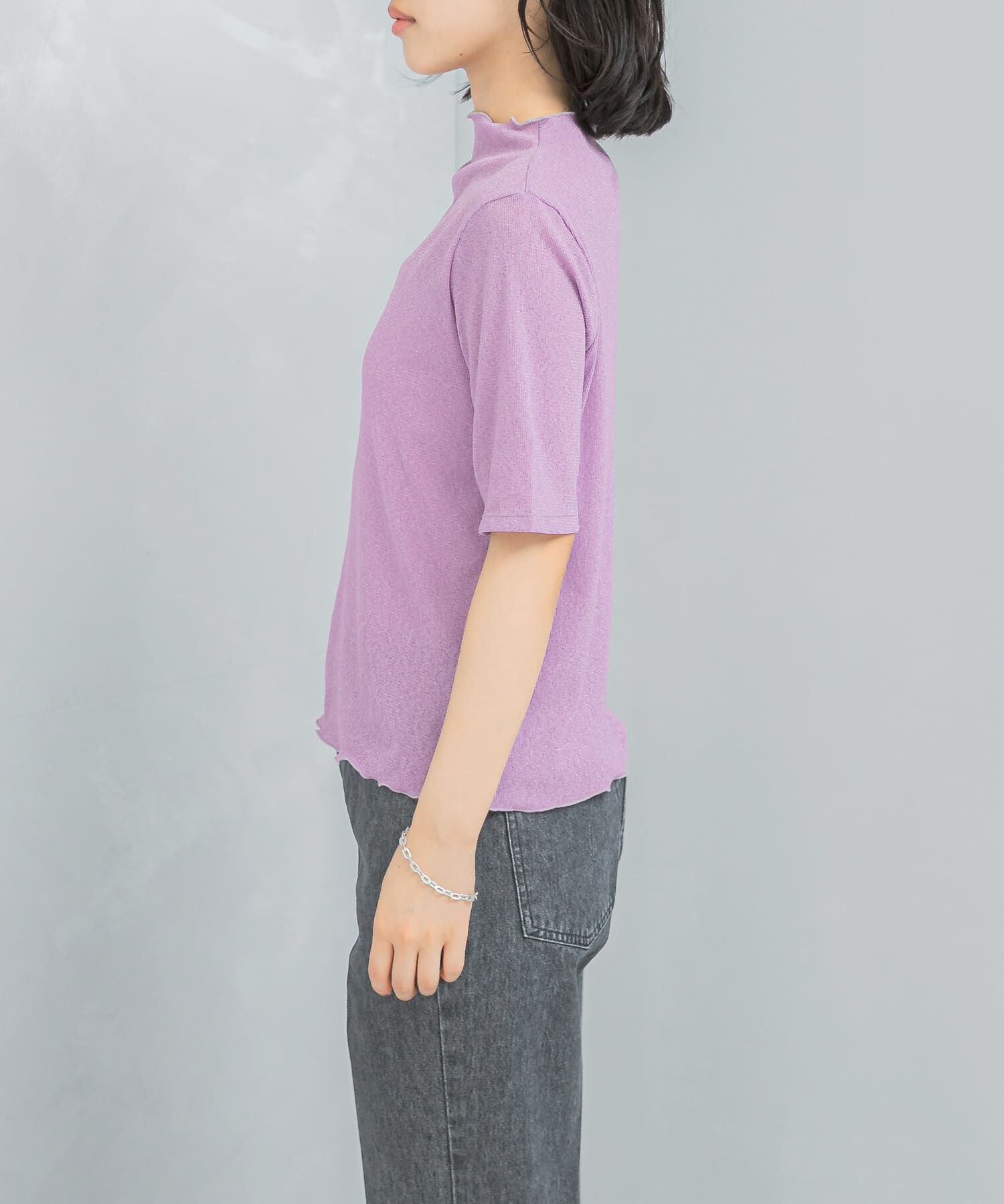 URBAN RESEARCH ROSSO「ラメシアーカットソー」|Tシャツ・カットソー|