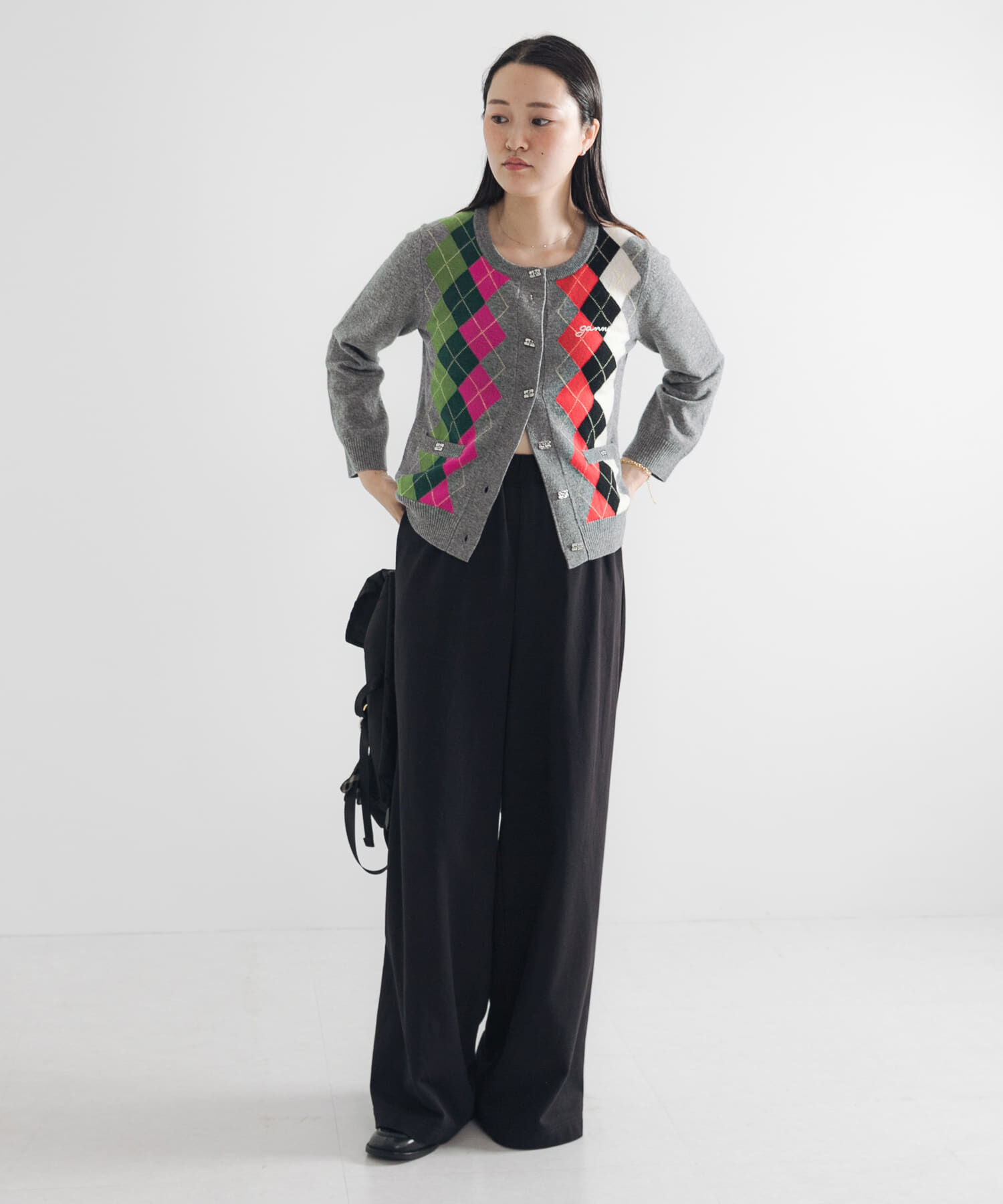 URBAN RESEARCH「GANNI　Cashmere Wool Mix Cardigan」|カーディガン|