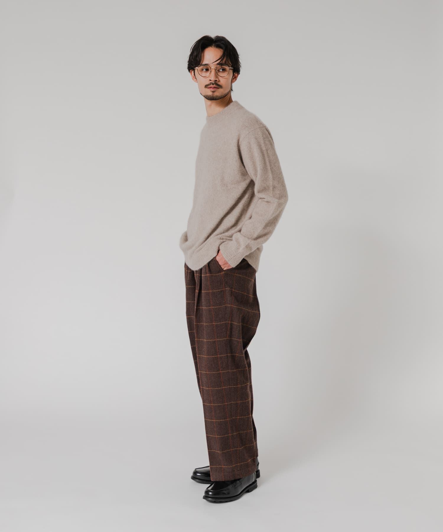 URBAN RESEARCH「FOX CASHMERE CREW-NECK KNIT」|ニット・セーター|