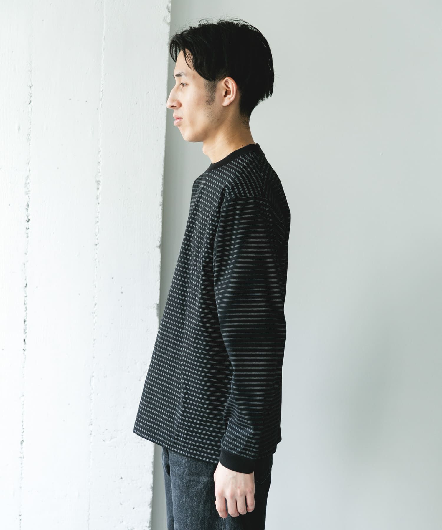 URBAN RESEARCH DOORS「『吸水速乾/接触冷感/ｲｰｼﾞｰｹｱ』ｸｲｯｸﾄﾞﾗｲ ﾛﾝｸﾞｽﾘｰ 」|Tシャツ・カットソー|