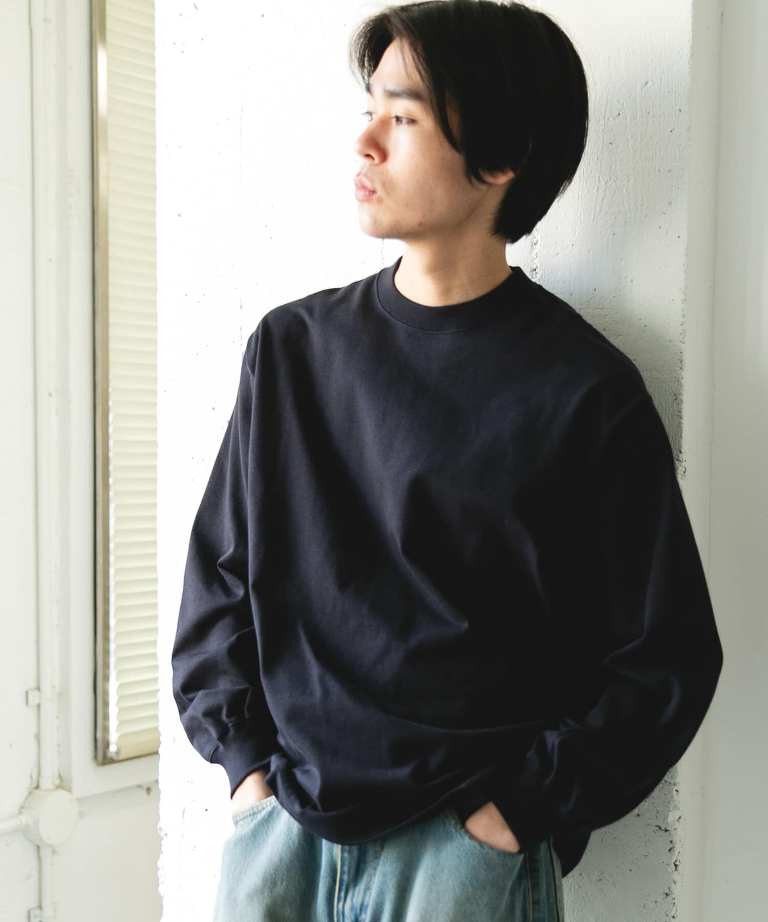 URBAN RESEARCH DOORS「『UR TECH』『抗菌/防臭』10.5オンス ヘビーウェイト LONG-SLEEVE T-SHIRTS」|Tシャツ・カットソー|