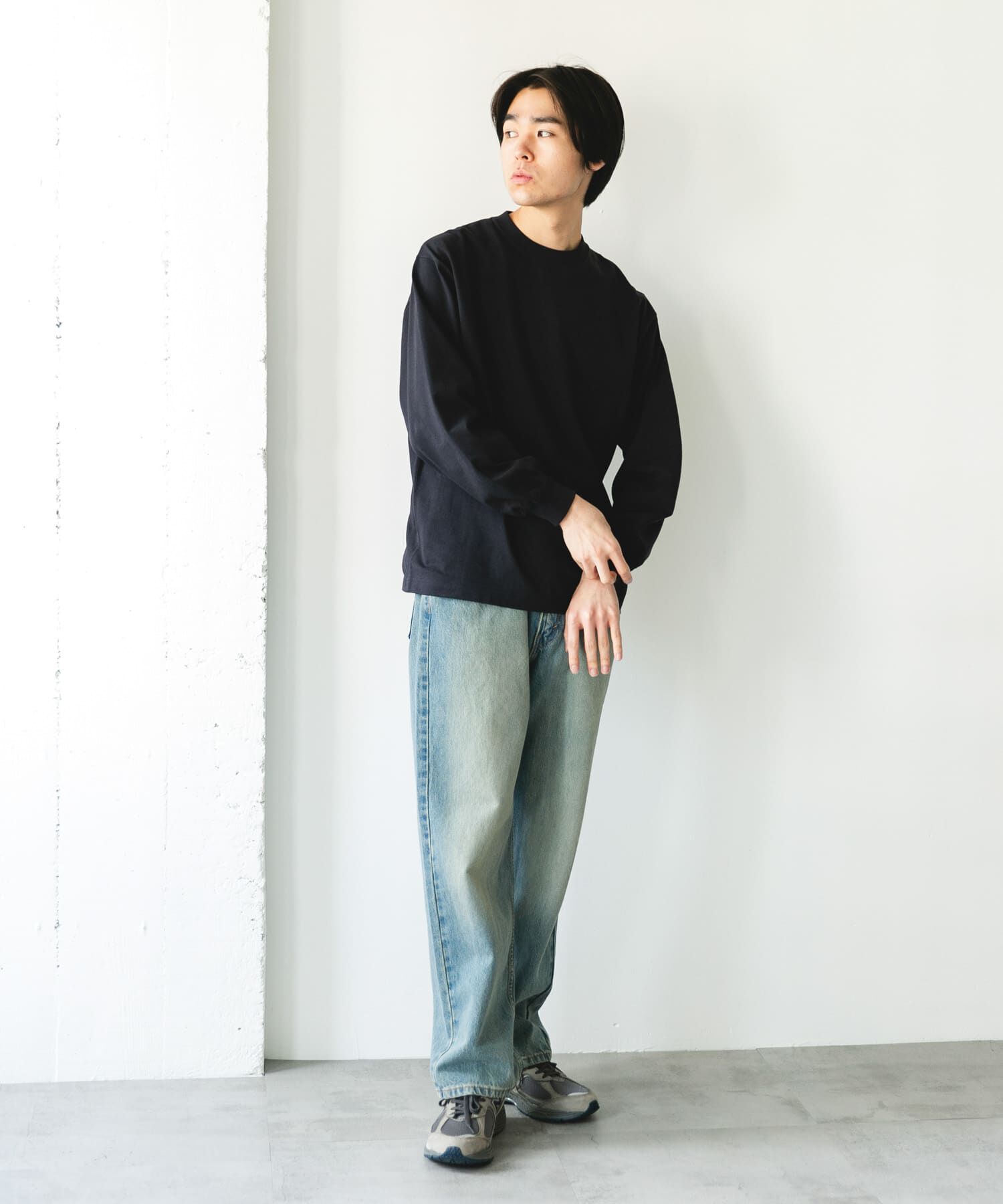 URBAN RESEARCH DOORS「『UR TECH』『抗菌/防臭』10.5オンス ヘビーウェイト LONG-SLEEVE T-SHIRTS」|Tシャツ・カットソー|