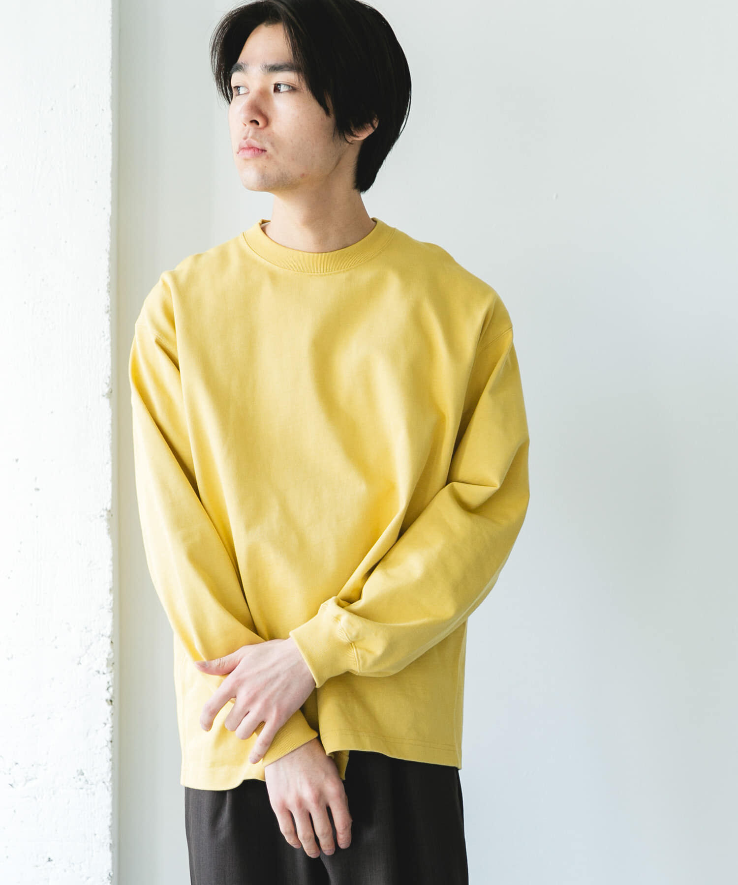 URBAN RESEARCH DOORS「『UR TECH』『抗菌/防臭』10.5オンス ヘビーウェイト LONG-SLEEVE T-SHIRTS」|Tシャツ・カットソー|