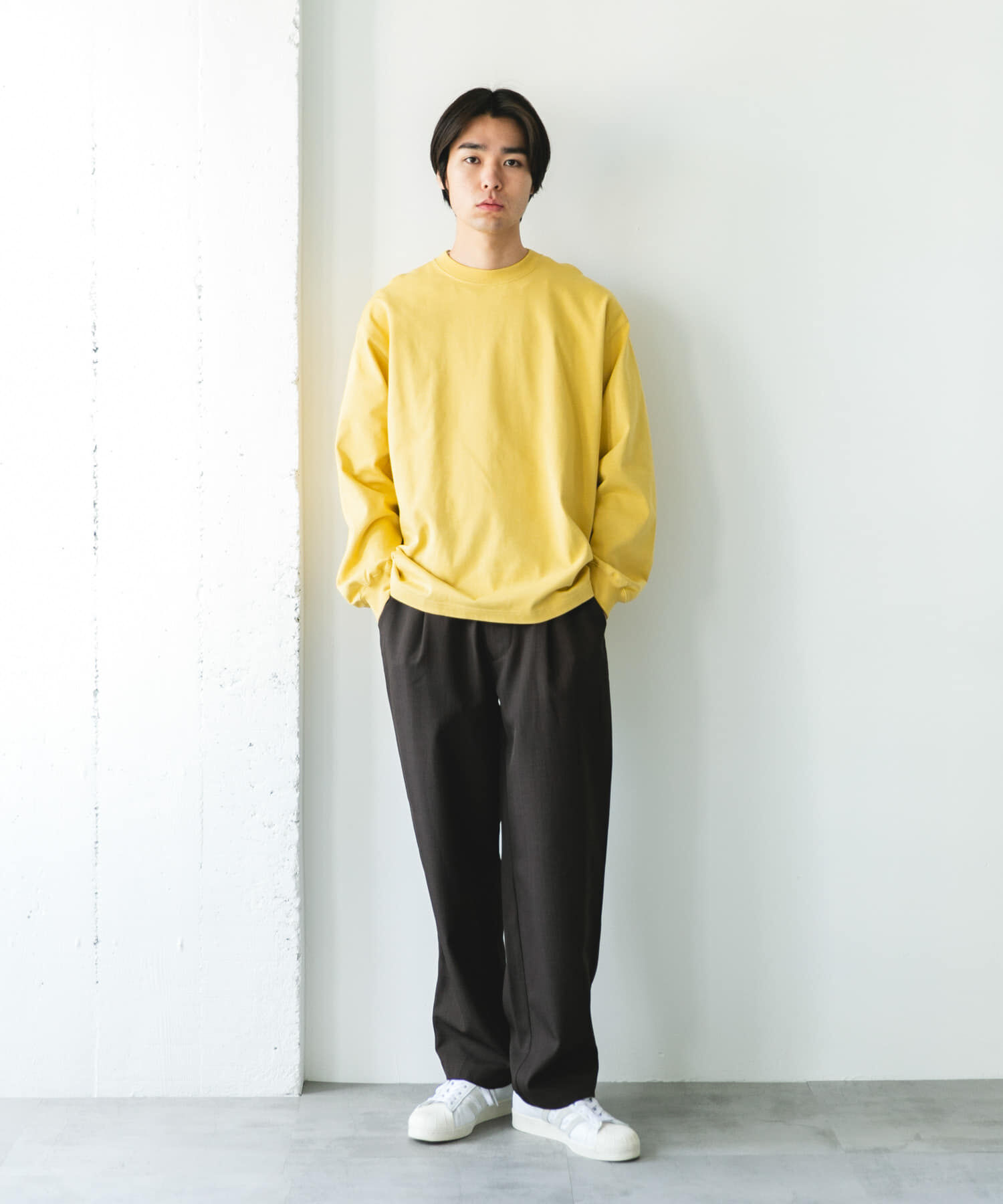 URBAN RESEARCH DOORS「『UR TECH』『抗菌/防臭』10.5オンス ヘビーウェイト LONG-SLEEVE T-SHIRTS」|Tシャツ・カットソー|