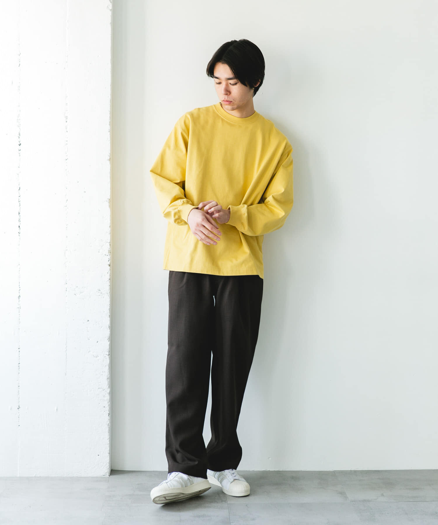 URBAN RESEARCH DOORS「『UR TECH』『抗菌/防臭』10.5オンス ヘビーウェイト LONG-SLEEVE T-SHIRTS」|Tシャツ・カットソー|