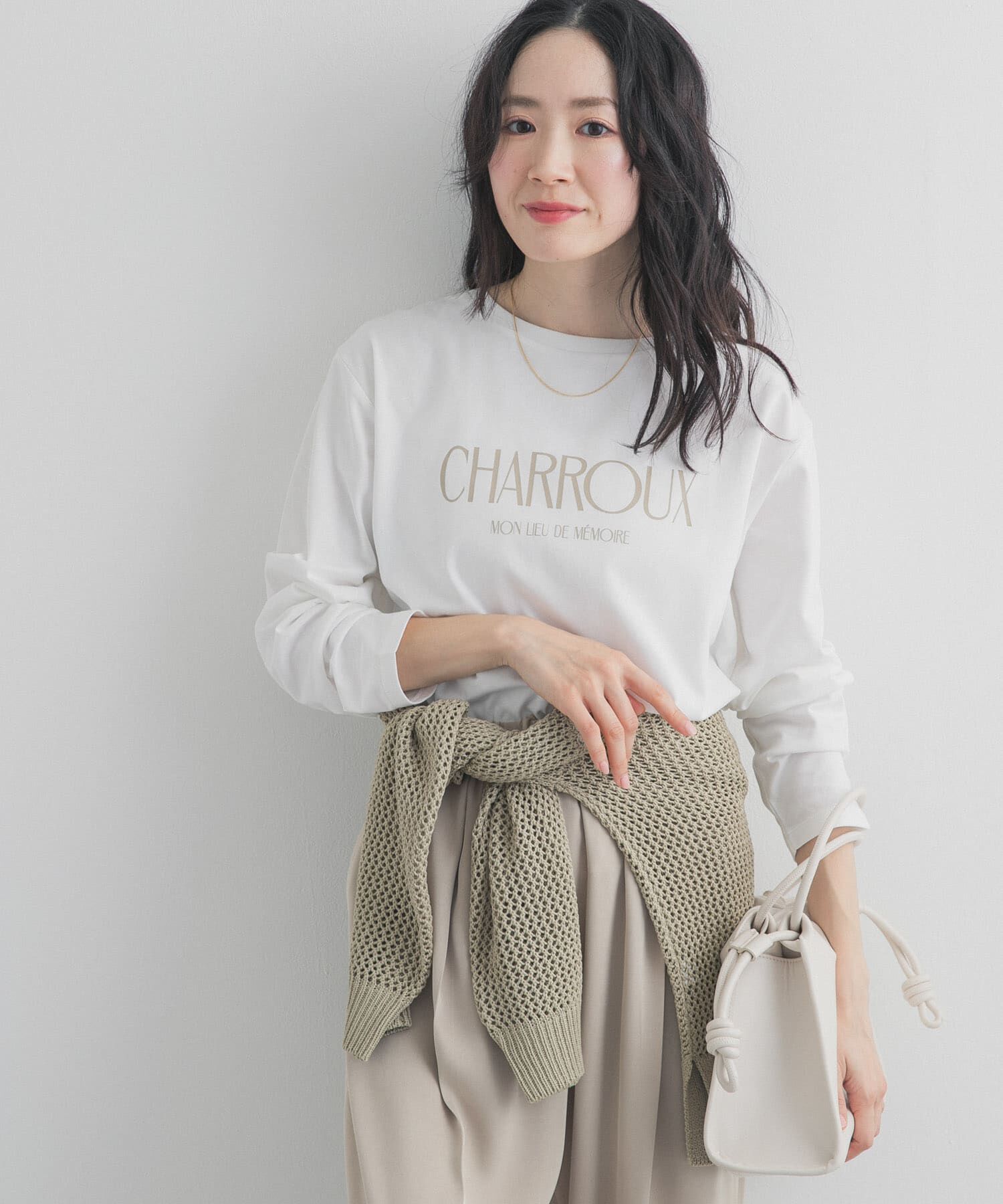 URBAN RESEARCH DOORS「ロゴプリントロングスリーブTシャツ」|Tシャツ・カットソー|