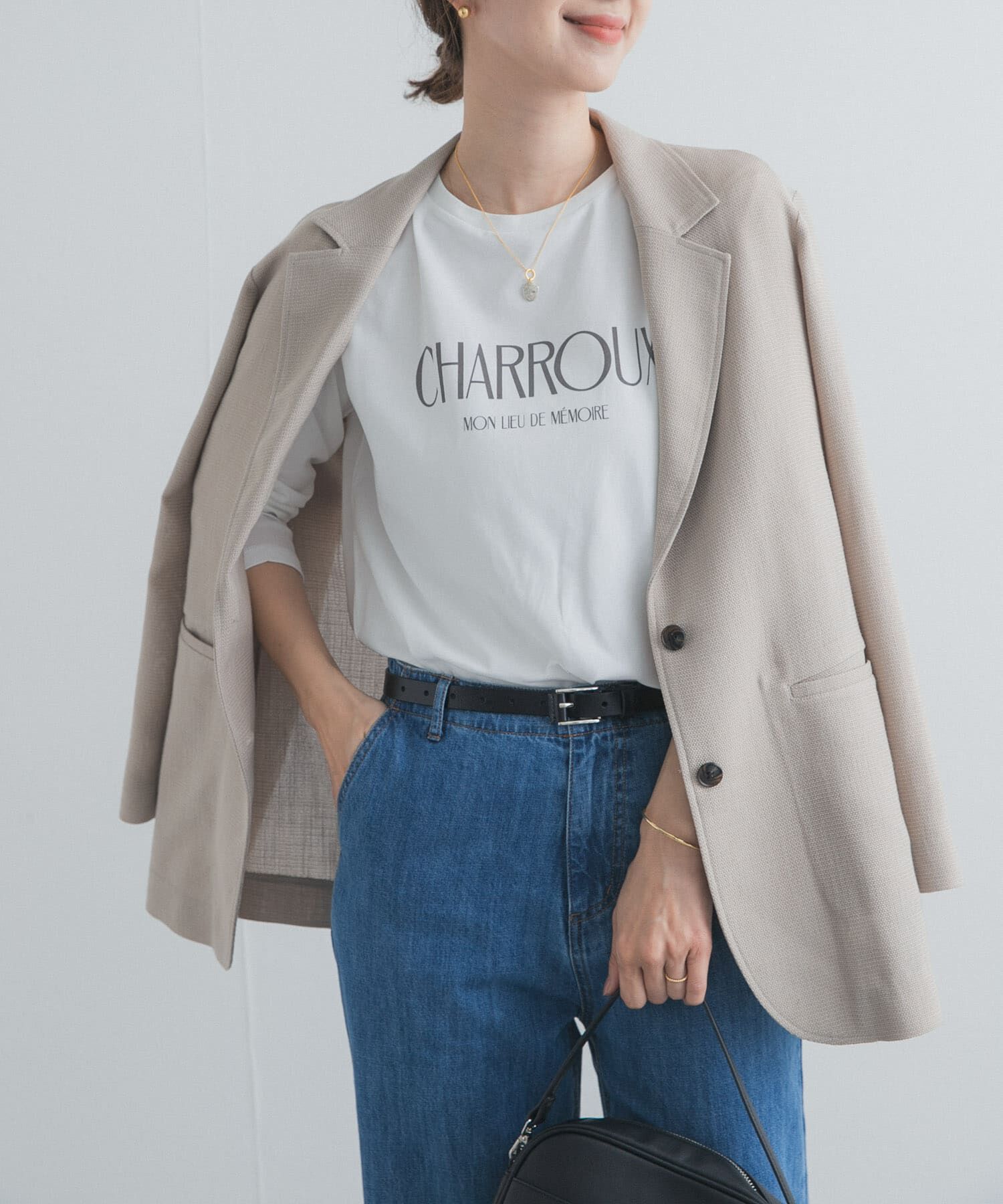 URBAN RESEARCH DOORS「ロゴプリントロングスリーブTシャツ」|Tシャツ・カットソー|
