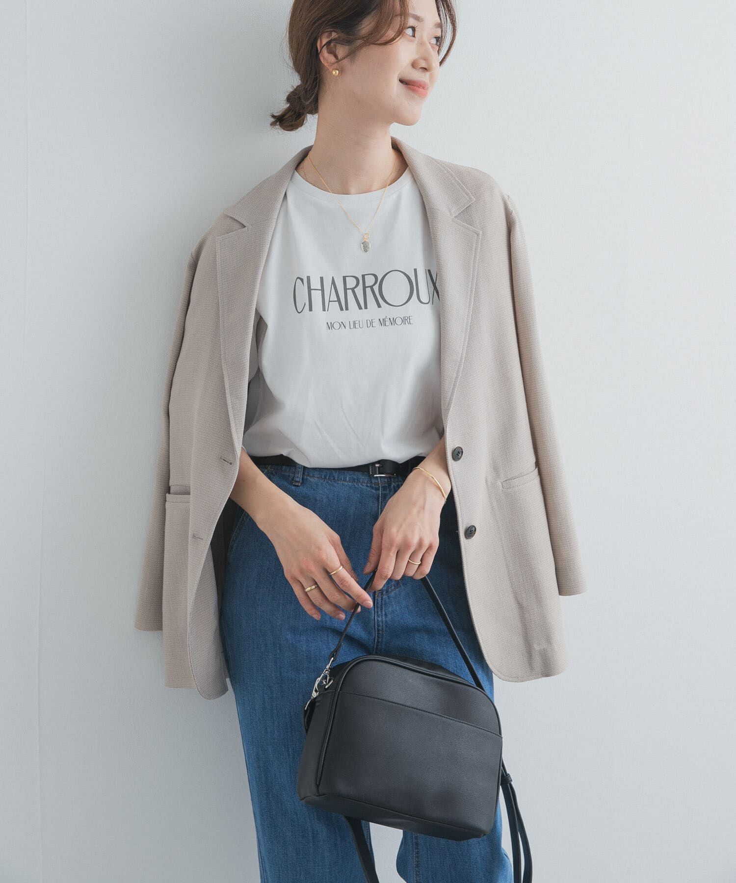 URBAN RESEARCH DOORS「ロゴプリントロングスリーブTシャツ」|Tシャツ・カットソー|