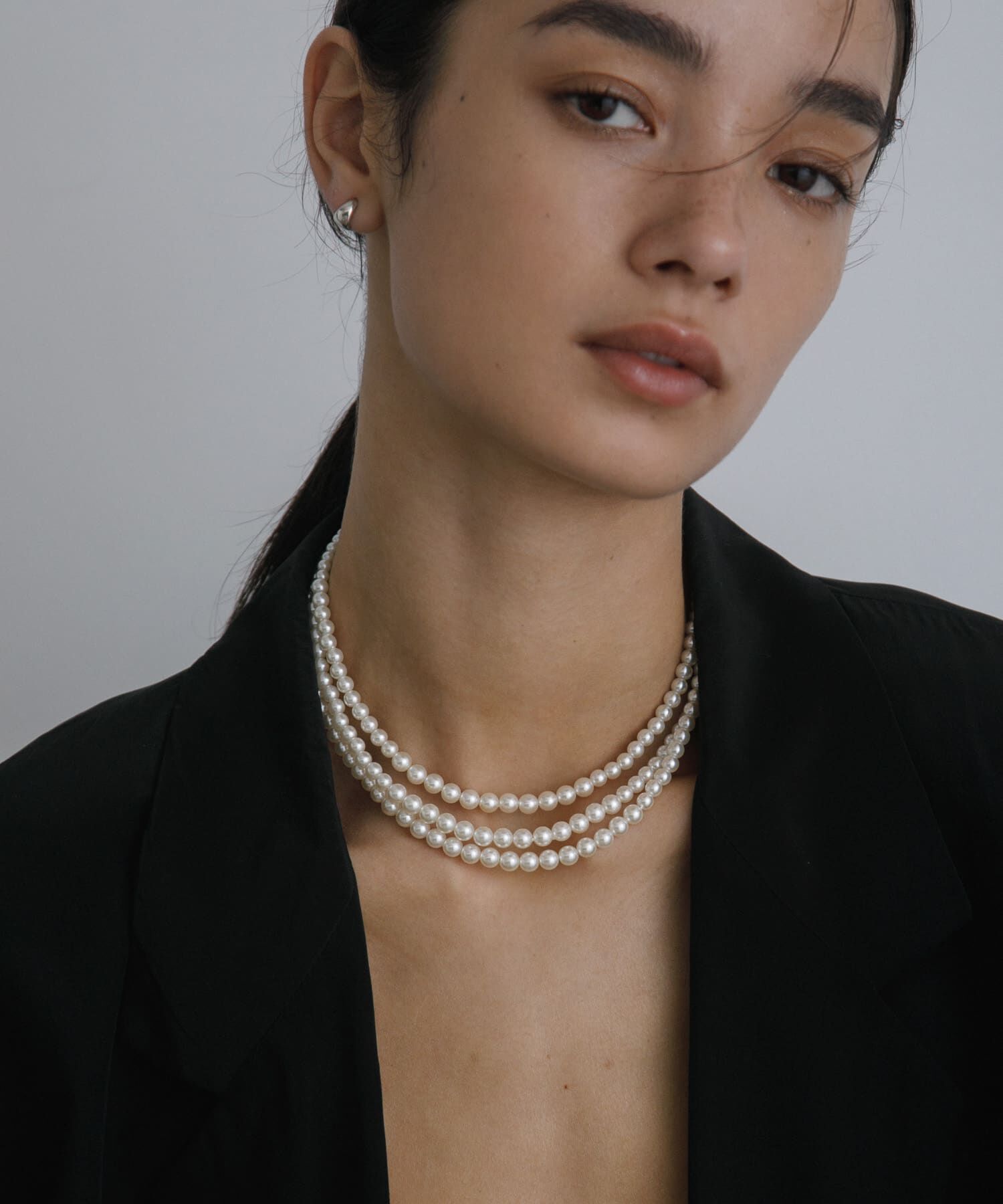 URBAN RESEARCH「decor『デコール』　3STANDPEARLNECKLACE」|ネックレス|