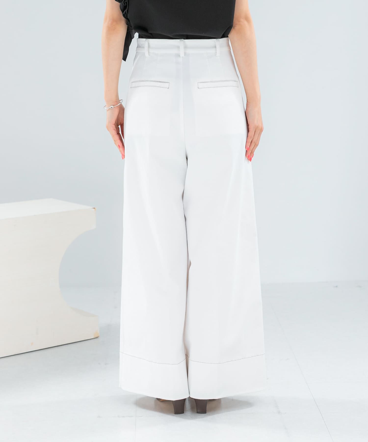 URBAN RESEARCH ROSSO「コットンツイルワイドパンツ」|その他|