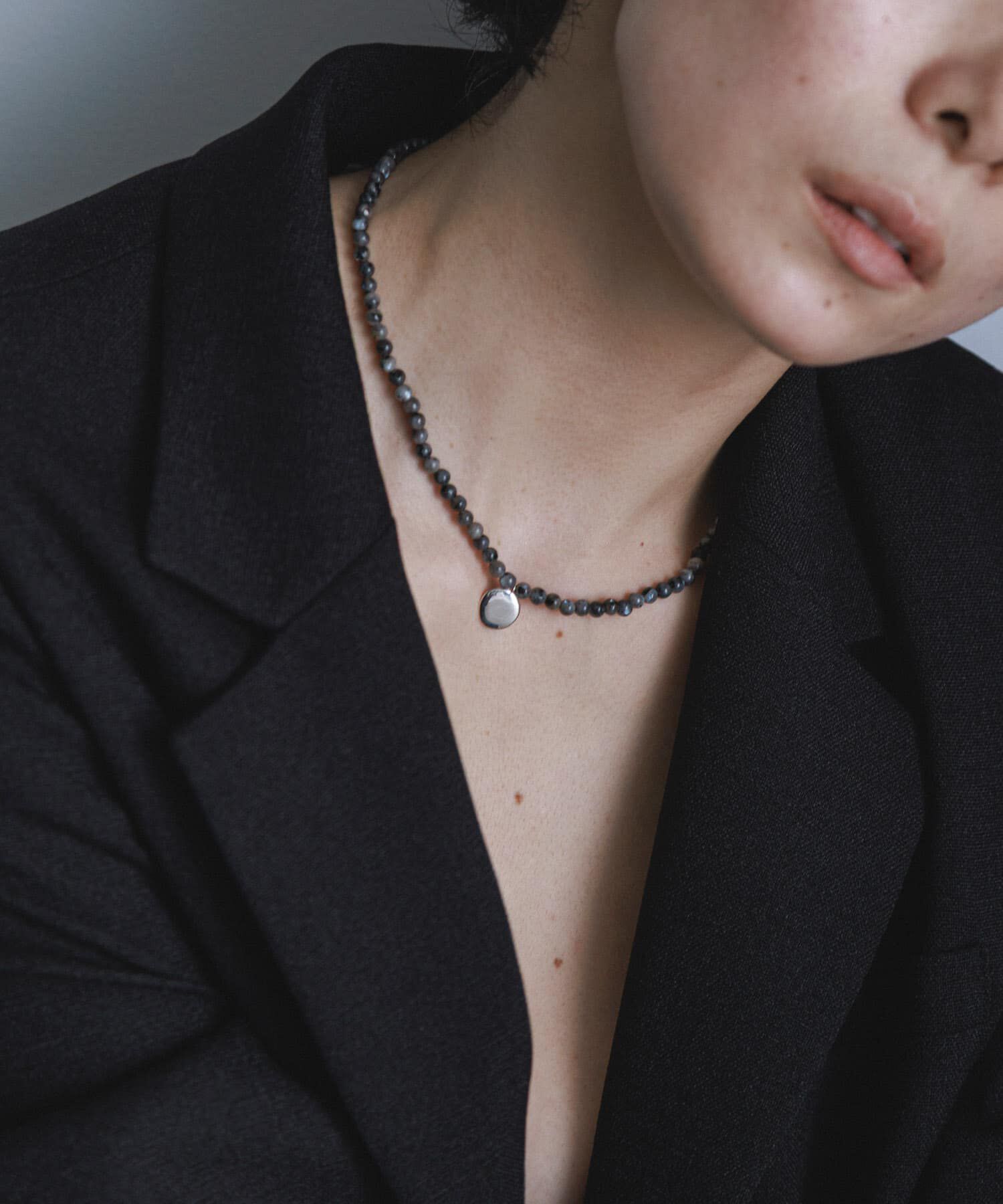 SMELLY「SMELLY so&rsquo;　blackLabradoritenecklace」|ネックレス|