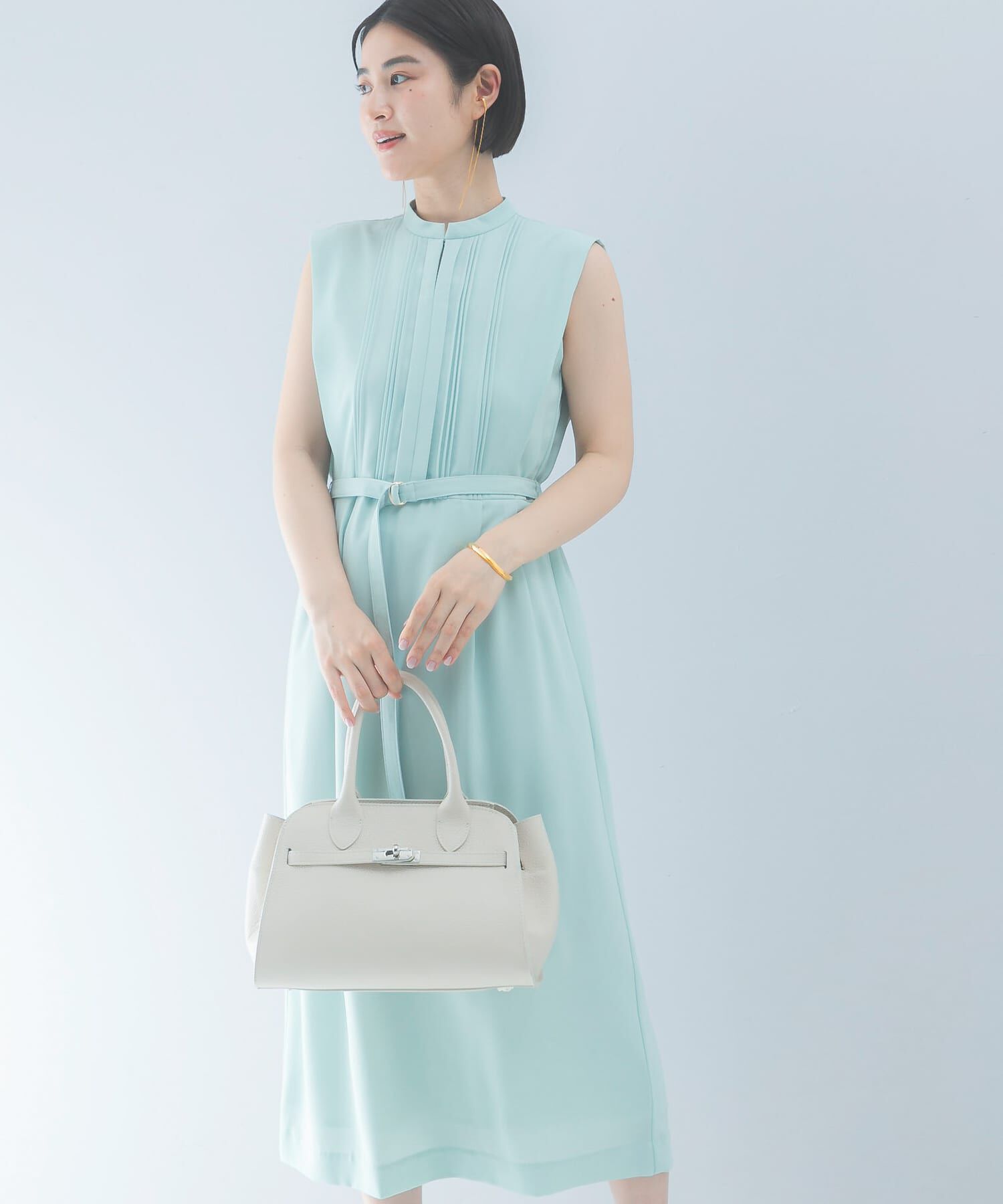 URBAN RESEARCH ROSSO「クールタッチ 防シワストレートワンピース」|ワンピース|