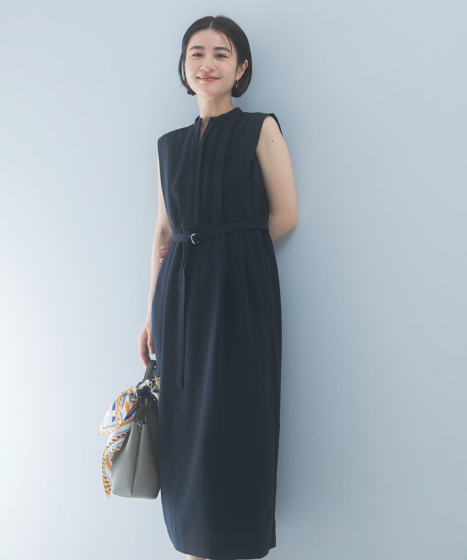 URBAN RESEARCH ROSSO「クールタッチ 防シワストレートワンピース」|ワンピース|