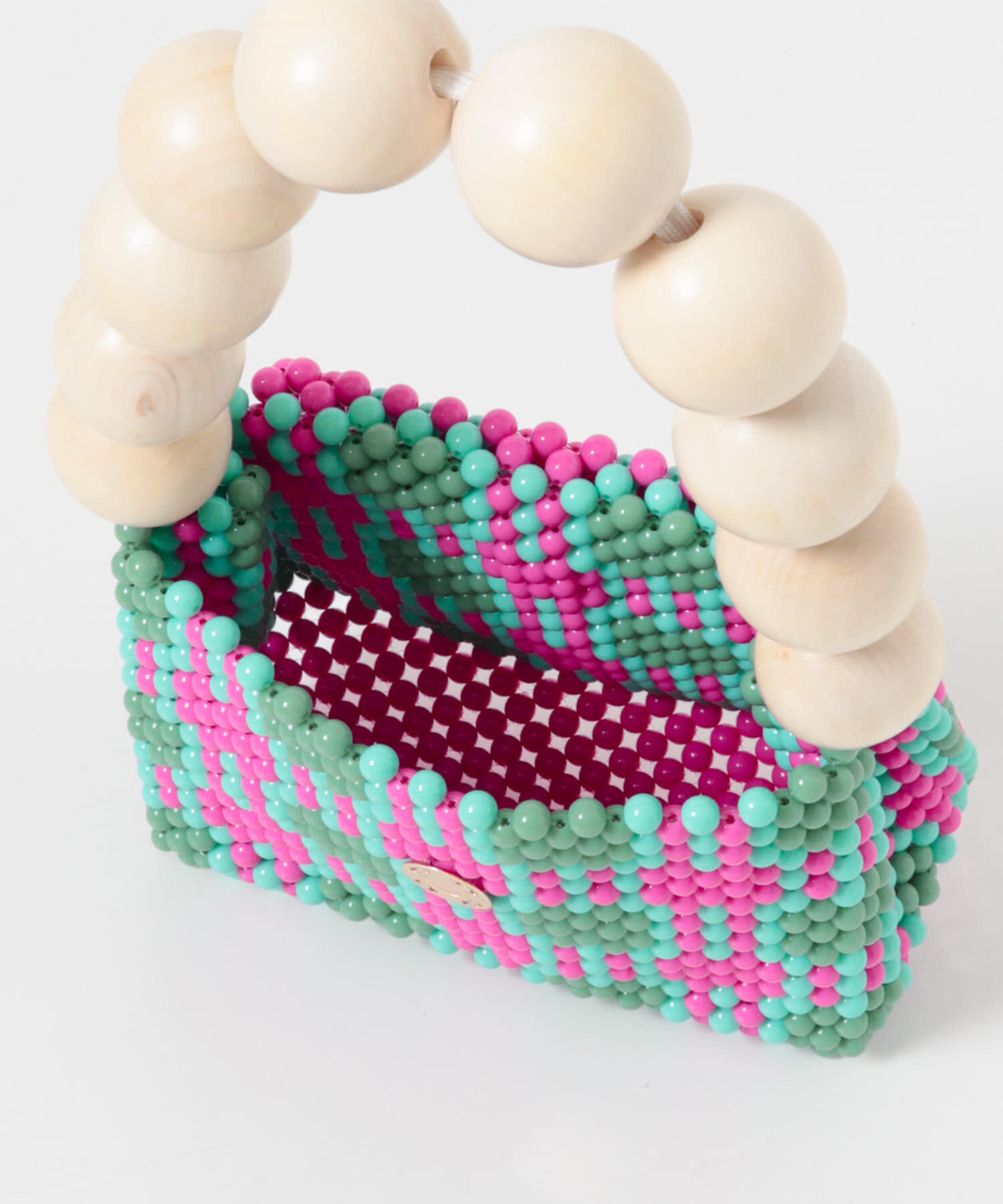 URBAN RESEARCH DOORS「TOOS　WOOD BALL HANDBAG」|ハンドバッグ|