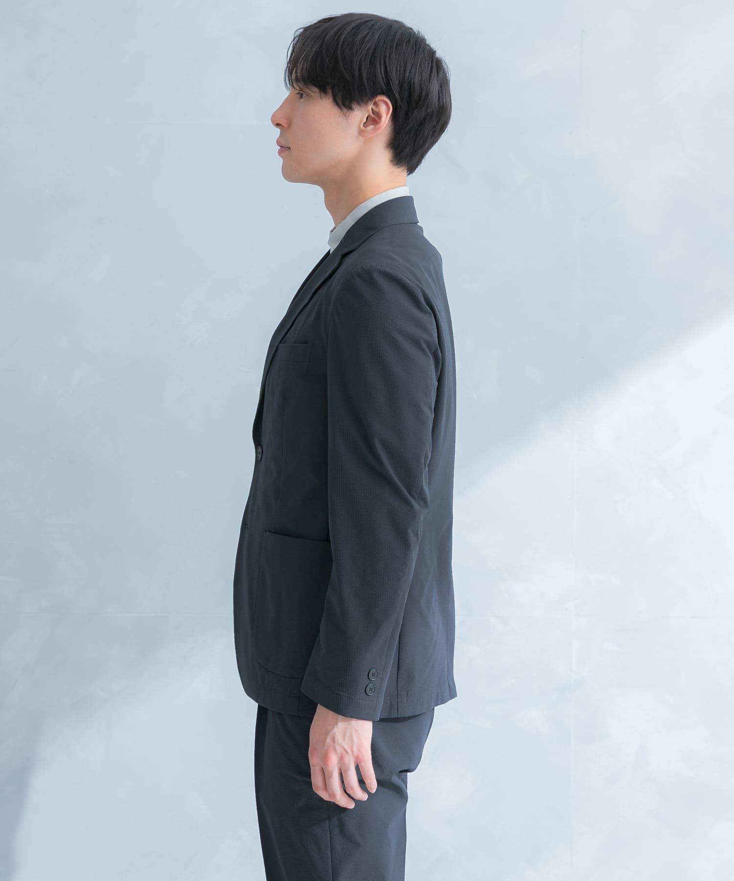 URBAN RESEARCH DOORS「LIFE STYLE TAILOR　シアサッカーストレッチジャケット」|その他|