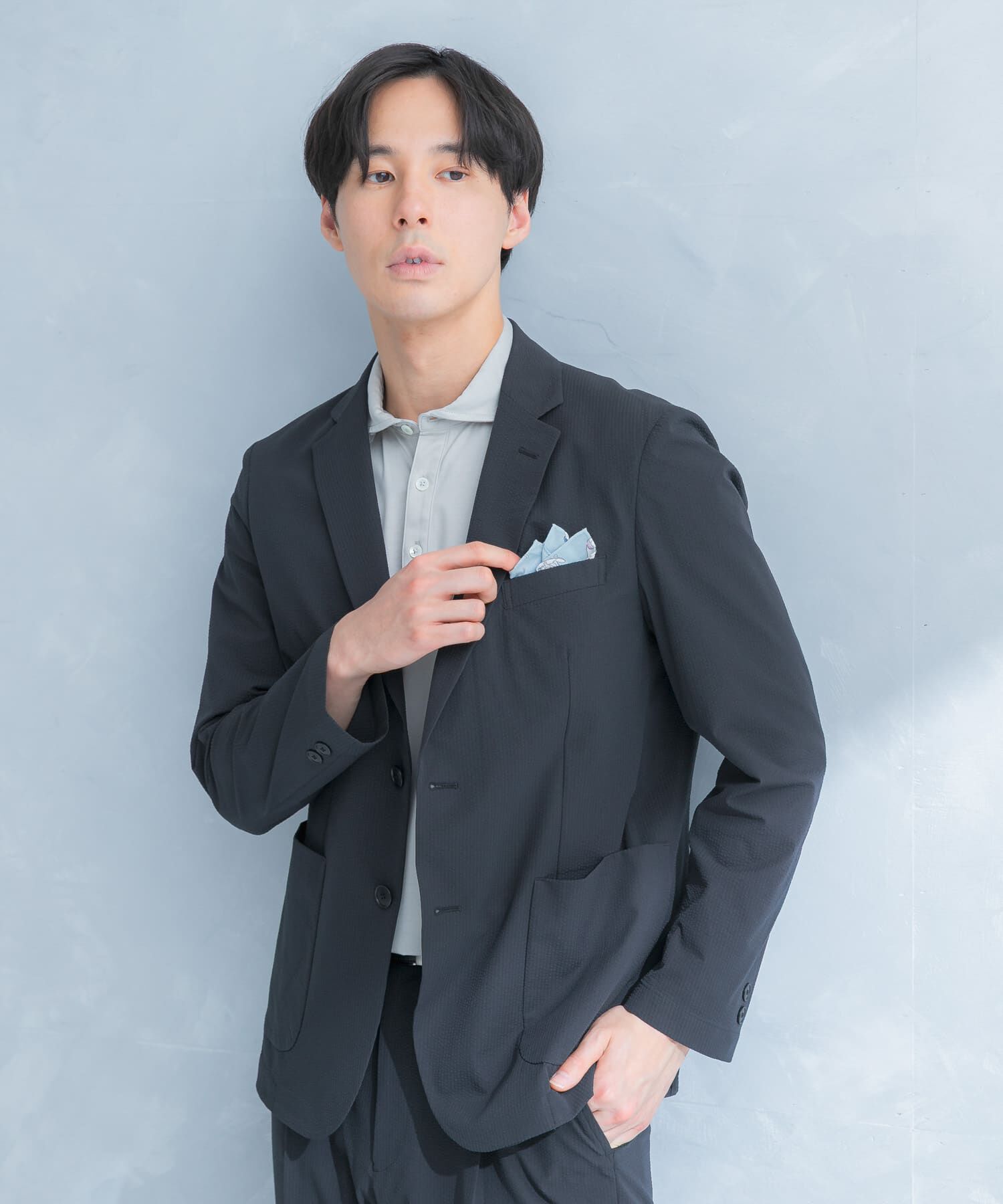 URBAN RESEARCH DOORS「LIFE STYLE TAILOR　シアサッカーストレッチジャケット」|その他|