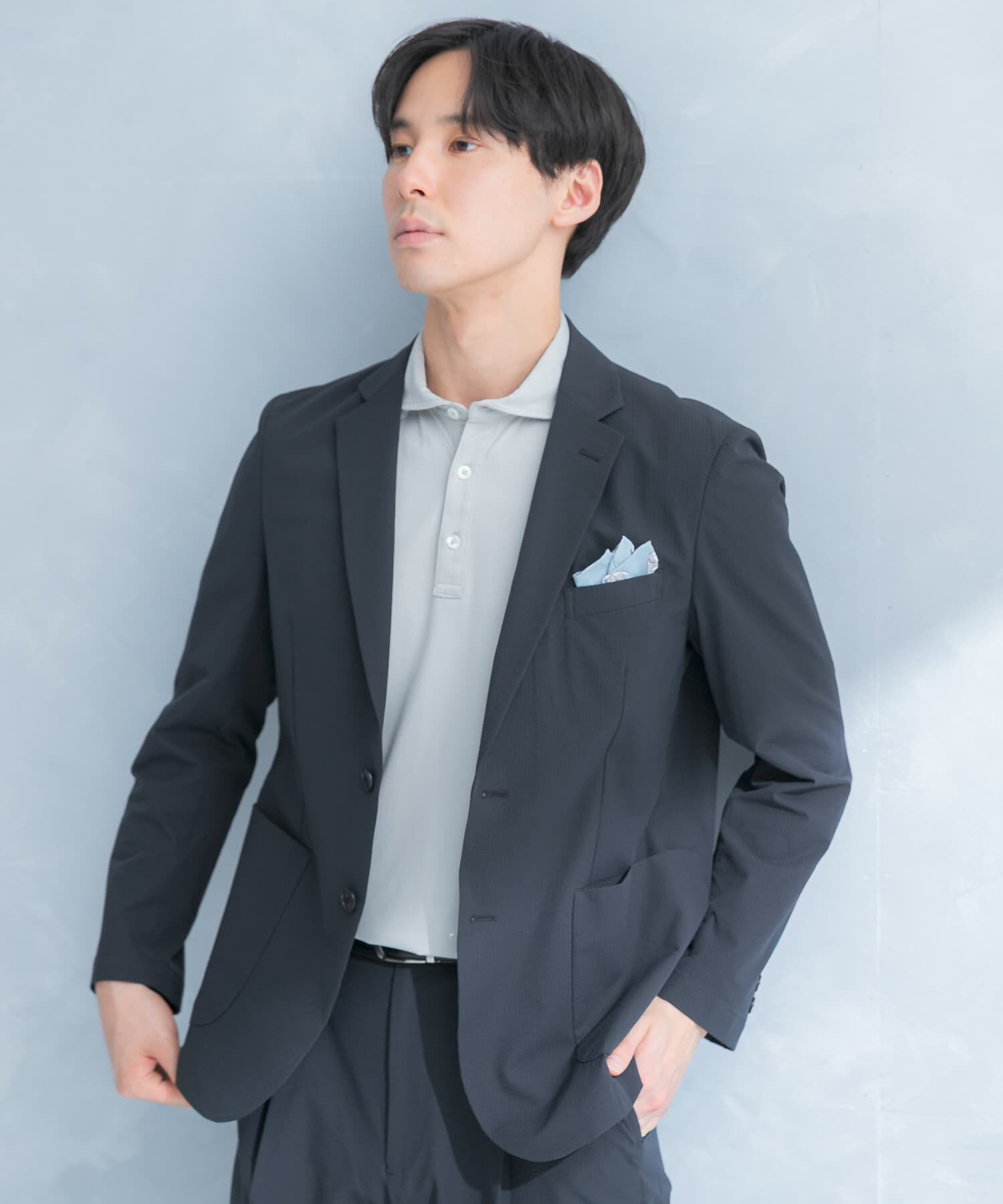 URBAN RESEARCH DOORS「LIFE STYLE TAILOR　シアサッカーストレッチジャケット」|その他|